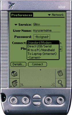 Select Standard Modem